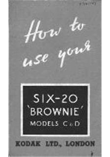 Kodak Brownie Six-20 Model C manual. Camera Instructions.